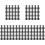 100 Pcs Punk Rivets Metal Studs For Clothing Craft Diy 4