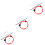 12Pièces Brosses Serpent Cornet Rouge Kit Nettoyage Instrument 5