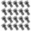 100 Pcs Punk Rivets Metal Studs For Clothing Craft Diy 2