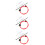 12Pièces Brosses Serpent Cornet Rouge Kit Nettoyage Instrument 8