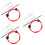 12Pièces Brosses Serpent Cornet Rouge Kit Nettoyage Instrument 7