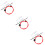 12Pièces Brosses Serpent Cornet Rouge Kit Nettoyage Instrument 9
