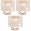 3 Sets Unfinished Wooden Cutout Craft Boards 5
