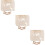 3 Sets Unfinished Wooden Cutout Craft Boards 11