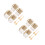 8 Pcs Mini Condiment Jars For Dollhouse Kitchen Storage 7