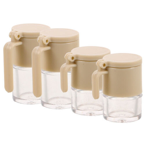 8 Pcs Mini Condiment Jars For Dollhouse Kitchen Storage 2