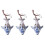 Colorful Ceramic Ocarina For Children 3set 4