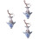 Colorful Ceramic Ocarina For Children 3set 6