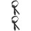 2Pcs Professional Ski Stick Strap Trekking Pole Binding Band 7