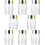 24 Pcs Empty Refillable Spray Bottles Assorted Colors 9