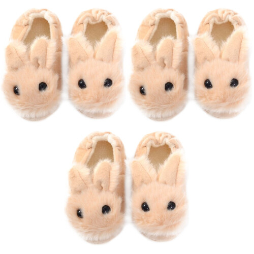 3Paires Enfants Beige Et Antidérapants 2