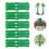 20 Pcs Simulated Bamboo Tubes Pipe Decor Plastic Sewer Ornaments 11