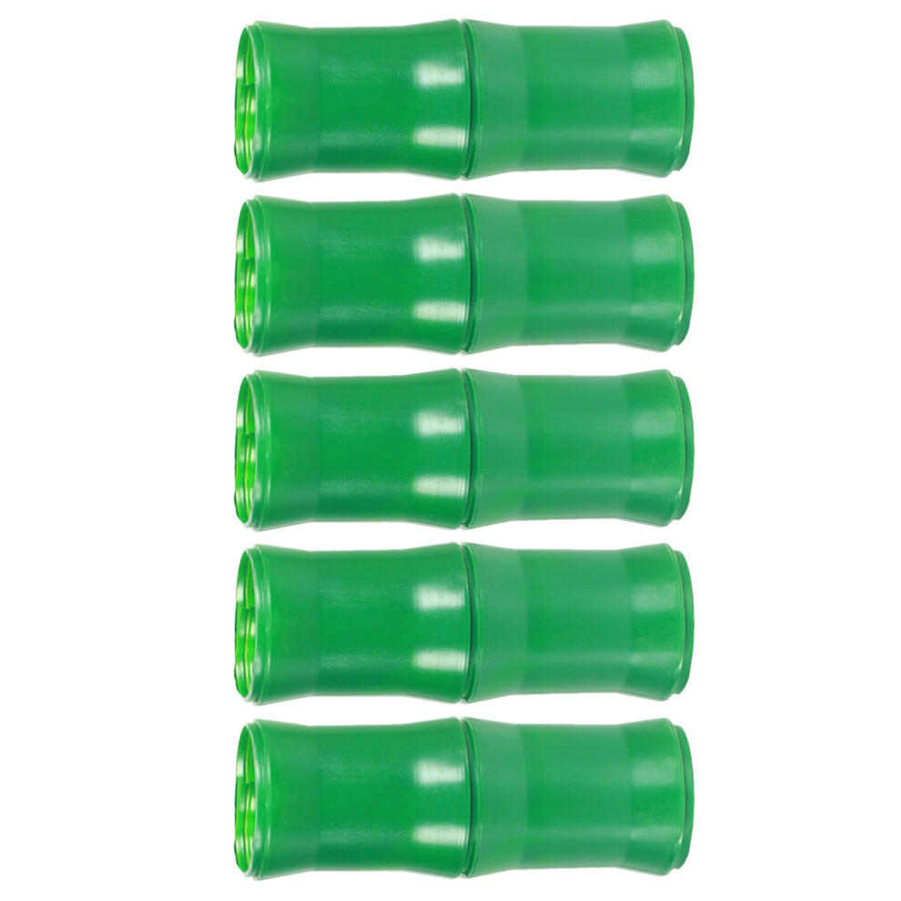 20 Pcs Simulated Bamboo Tubes Pipe Decor Plastic Sewer Ornaments 013609830053