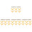 24 Pcs Right Angle Corner Brackets Brass Joints 4