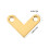 24 Pcs Right Angle Corner Brackets Brass Joints 11