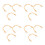 12 Pcs Rattan Teapot Handle U-Shape For 11cm-13cm Ceramic Pots 7