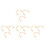12 Pcs Rattan Teapot Handle U-Shape For 11cm-13cm Ceramic Pots 5