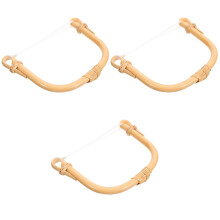 12 Pcs Rattan Teapot Handle U-Shape For 11cm-13cm Ceramic Pots