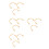 12 Pcs Rattan Teapot Handle U-Shape For 11cm-13cm Ceramic Pots 6