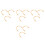 12 Pcs Rattan Teapot Handle U-Shape For 11cm-13cm Ceramic Pots 10