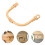 12 Pcs Rattan Teapot Handle U-Shape For 11cm-13cm Ceramic Pots 11