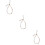 Worgeous 3pcs Beaded Charm -Lost Wrist Strap Lanyard Decor 9
