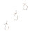 Worgeous 3pcs Beaded Charm -Lost Wrist Strap Lanyard Decor 5