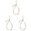 Worgeous 3pcs Beaded Charm -Lost Wrist Strap Lanyard Decor 2