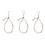 Worgeous 3pcs Beaded Charm -Lost Wrist Strap Lanyard Decor 4