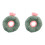 2Pcs Adjustable Cat Collar Recovery Cone Plush Elizabeth Circle 2