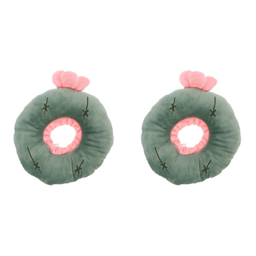 2Pcs Adjustable Cat Collar Recovery Cone Plush Elizabeth Circle 1