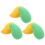 2 Pcs Puff Beauty Sponge Compact Size Makeup Powder Girl 1