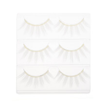 24Pièces Faux Cils Blancs Spécial Photographie Et Fête