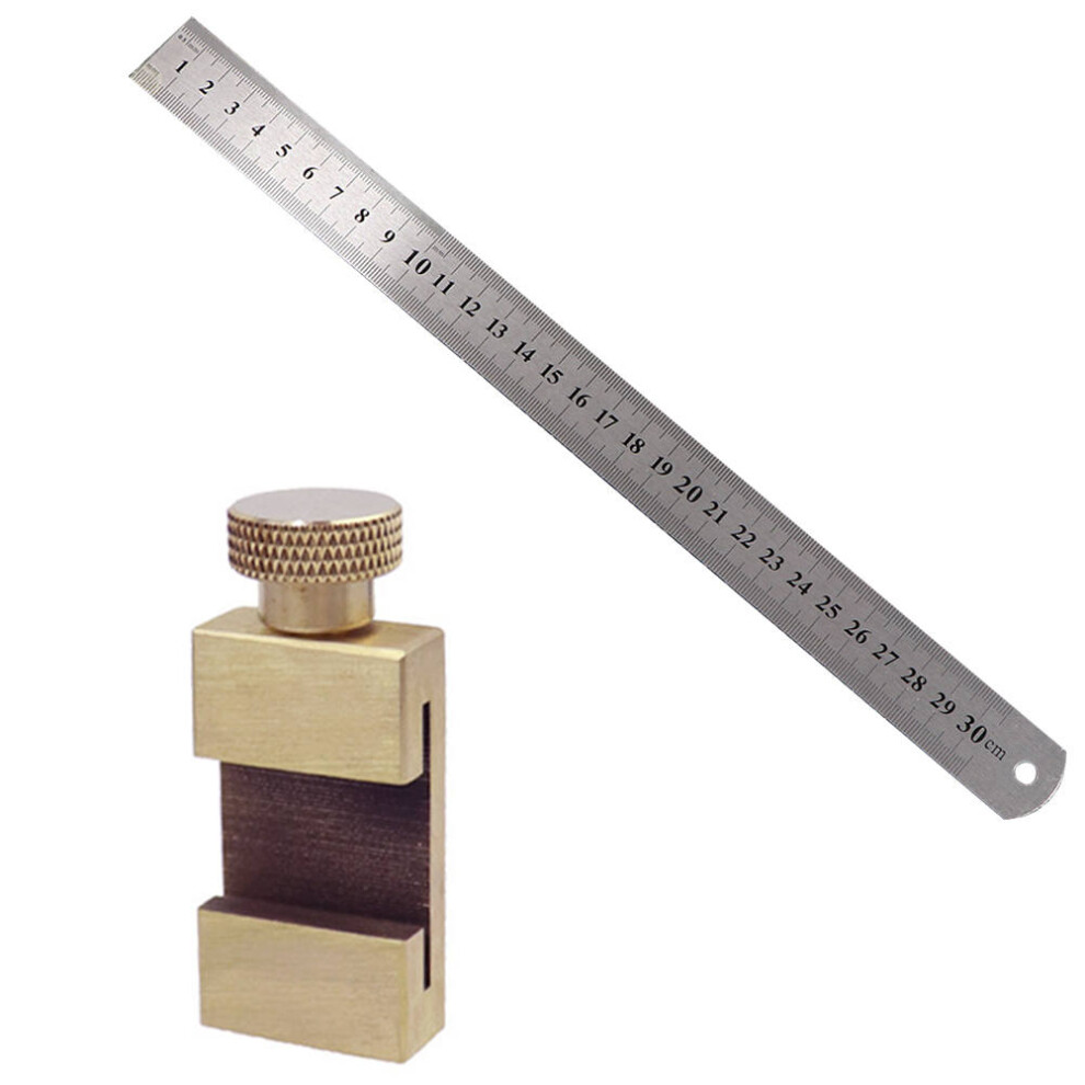 3 Sets Marking Ruler Woodworking Stop Gauges For Purposes 013609830282