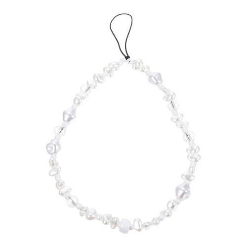 2 Pcs Phone Charm Beads Mobile Charms Hanging Wrist Strap Beaded