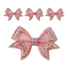 10 Pairs Bowknot Shoe Clips Rhinestone Buckles For Party Wedding