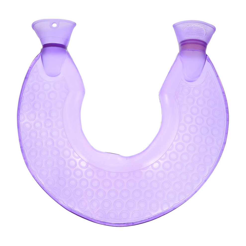 Aboofan 3Pcs U Shaped Hot Water Bag Hand Warmer For Family Friends Violet