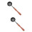 2Pcs Wax Seal Scoop Portable Sealing Wax Spoon Mixing Melting Tool 9