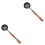 2Pcs Wax Seal Scoop Portable Sealing Wax Spoon Mixing Melting Tool 5