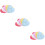 300 Pcs 4Inches Heart Shaped Cake Boards Sturdy Base 9