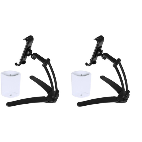 2 Pcs Aluminum Alloy Tabletop Bracket Adjustable Holder For Wall 1