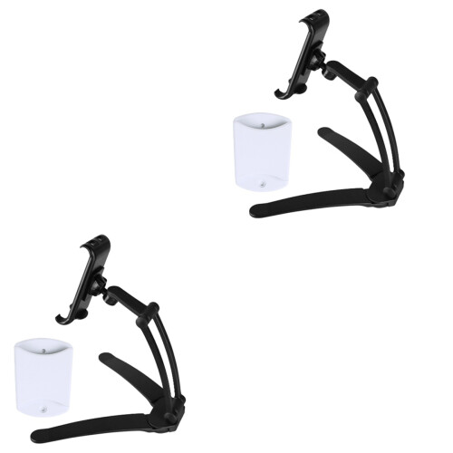 2 Pcs Aluminum Alloy Tabletop Bracket Adjustable Holder For Wall 2