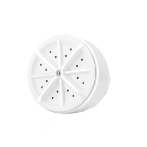 (White) Mini Ultrasonic Washing Machine Portable Bubble White
