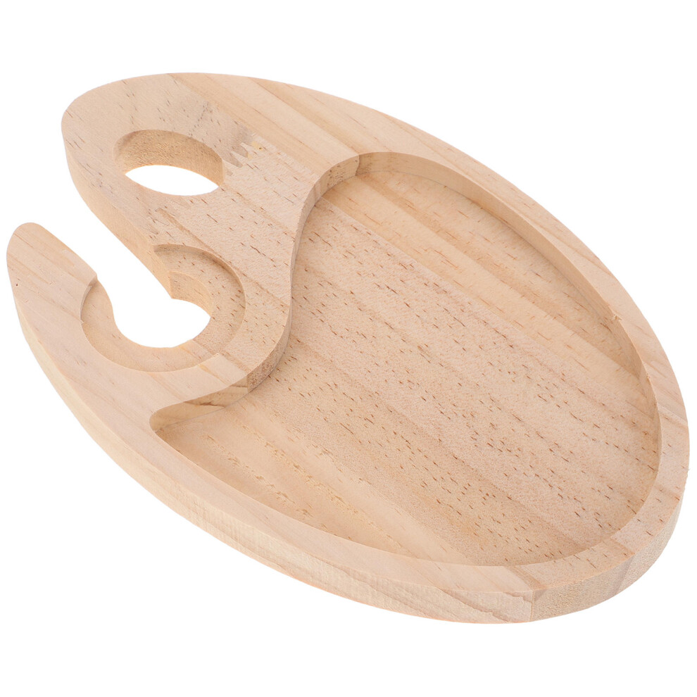 4Pcs Wood Appetizer Plate With Wine And Fruit Holder-image-OPC-PKY2RKK-NEW