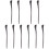 5 Pairs Portable Dulcimer Mallets Beaters Sticks Hitting Tools 4