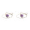 2Pcs Amethyst Girl Necklace Pendant Accessory 3