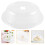 2Pcs Microwave Splatter Cover For Cupcake Cheese Dessert 11