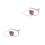 2Pcs Amethyst Girl Necklace Pendant Accessory 8