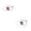 2Pcs Amethyst Girl Necklace Pendant Accessory 6