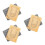6 Pcs Bead Board Craft Organizer For Jewelry Making With Scale 6